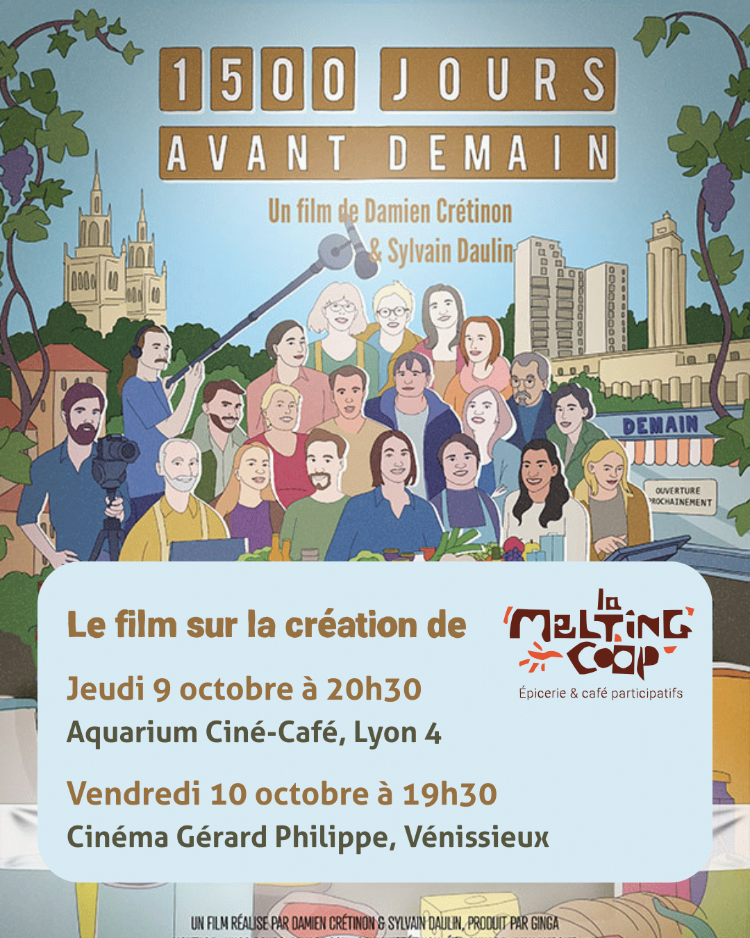 Affiche du film 1500 jours avant Demain.